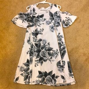 Girls Cold Shoulder Dress